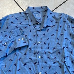 Hartford Men’s Downhill Skiers Long‎ Sleeve Button Down